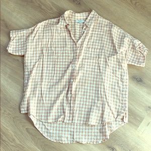 Relaxed Button Front Top by Madewell